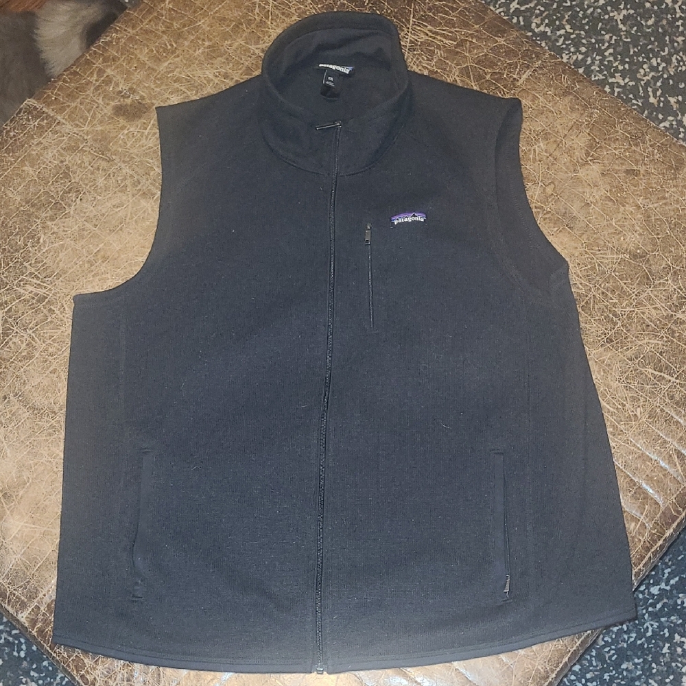 Patagonia Better Sweater Men's XXL Black Fleece Vest